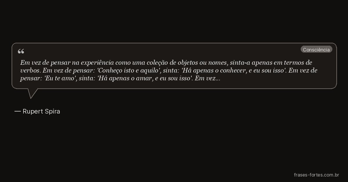 Frase de Rupert Spira