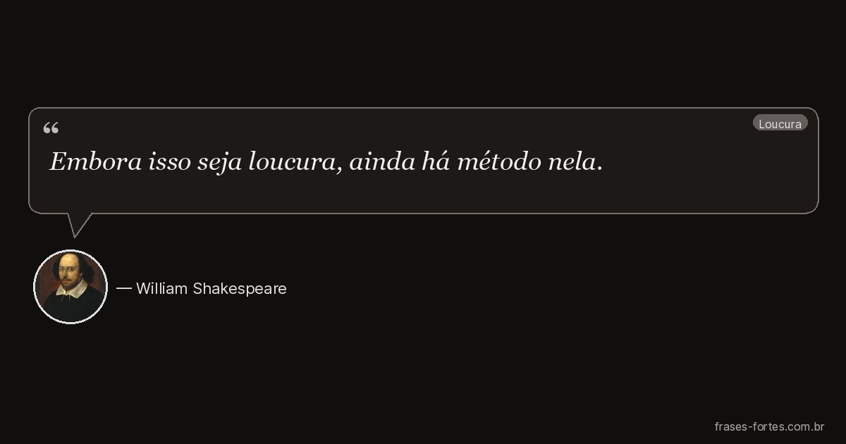 Frase de William Shakespeare