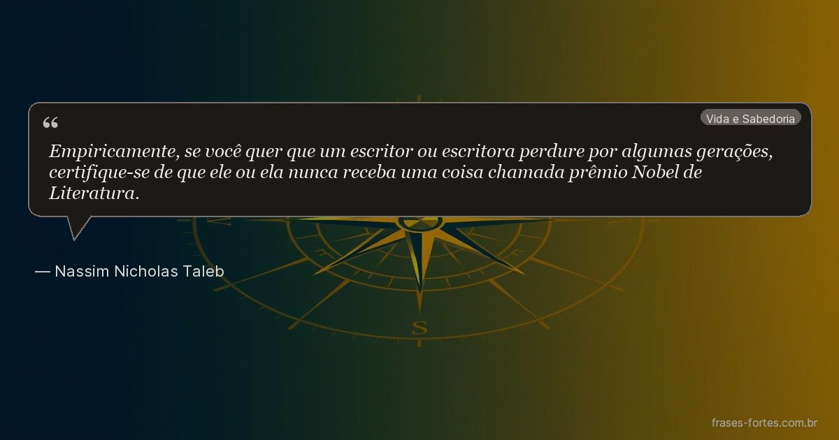 Frase de Nassim Nicholas Taleb
