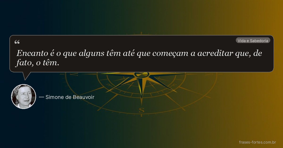Frase de Simone de Beauvoir