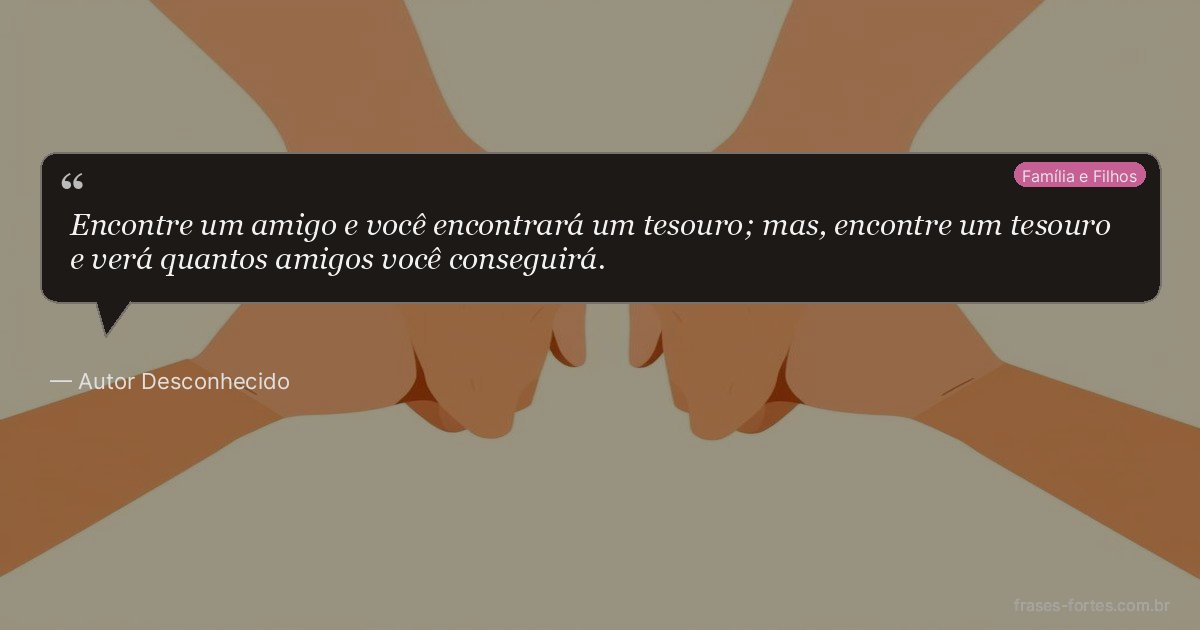 Frase de Autor Desconhecido