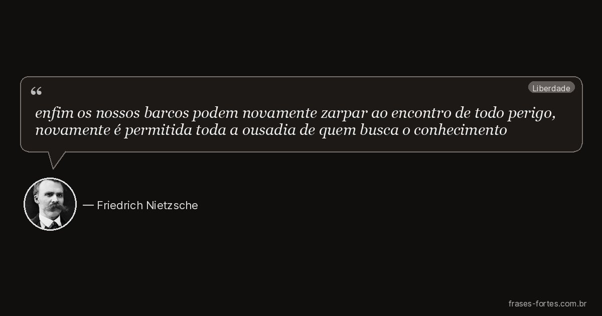 Frase de Friedrich Nietzsche
