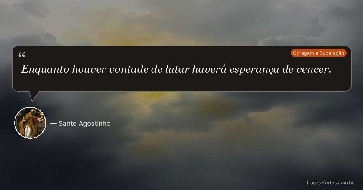 Frase de Santo Agostinho