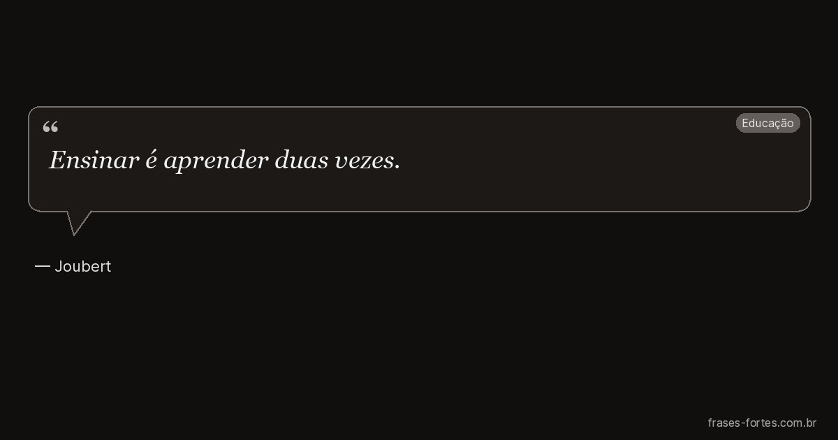 Frase de Joubert