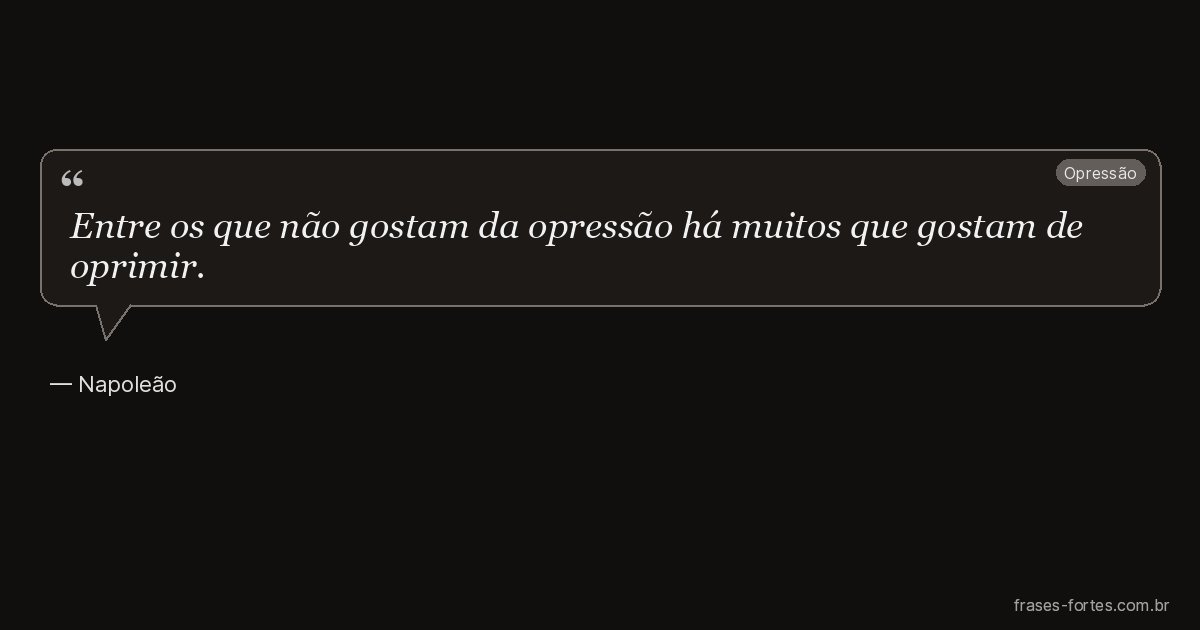 Frase de Napoleão