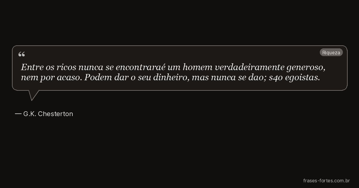 Frase de G.K. Chesterton