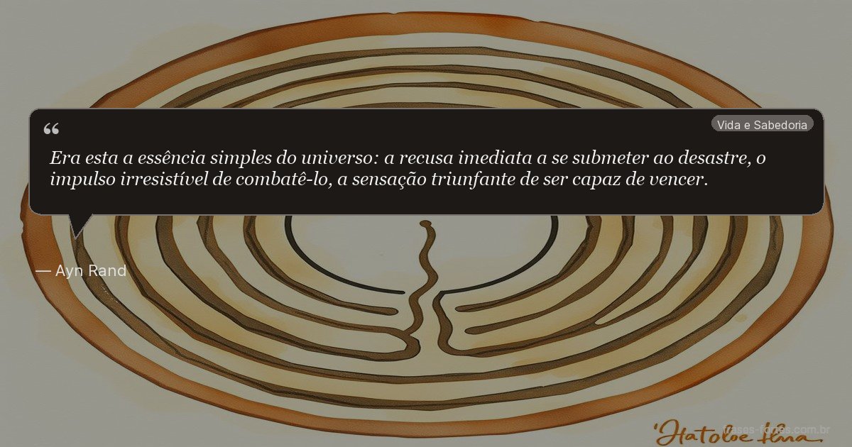 Frase de Ayn Rand