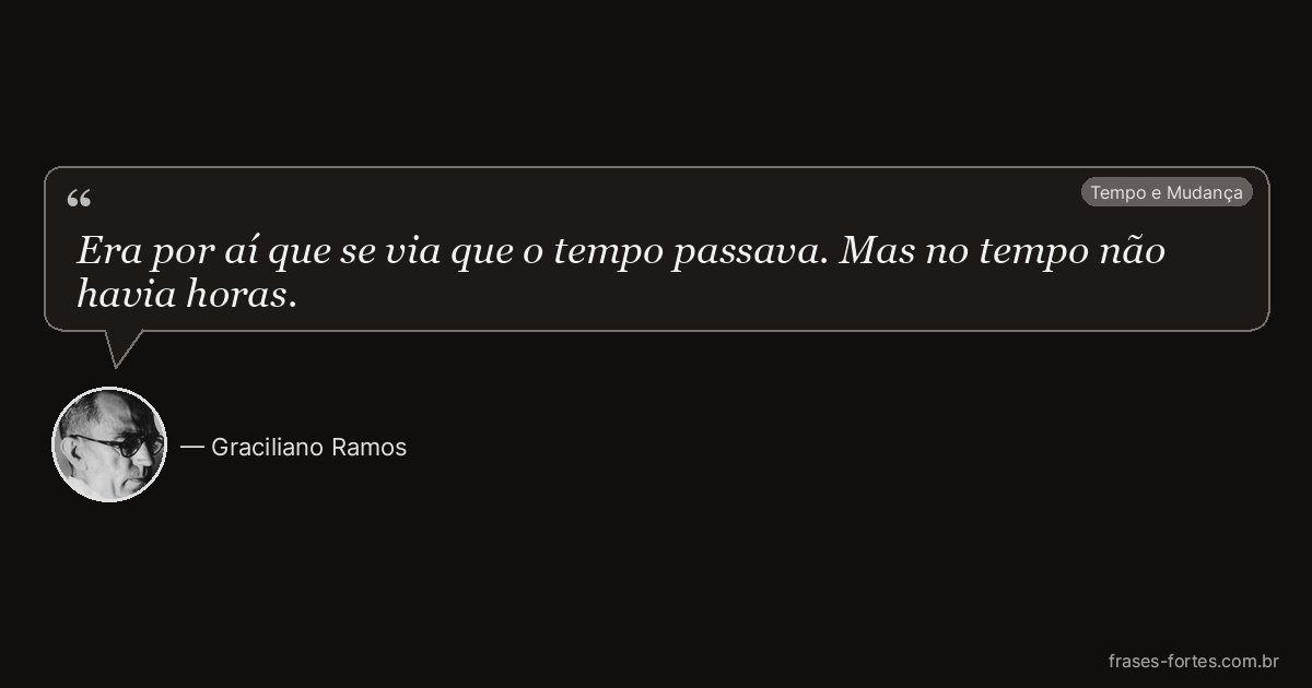 Frase de Graciliano Ramos