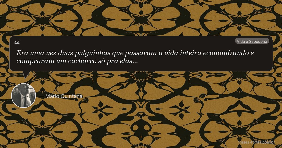 Frase de Mario Quintana