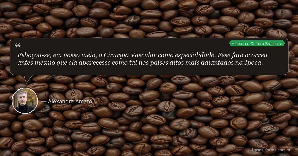 Frase de Alexandre Amato