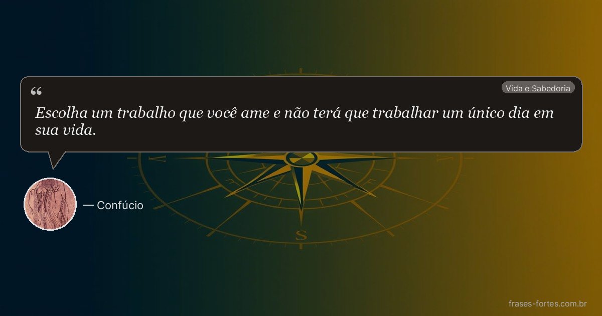 Frase de Confúcio