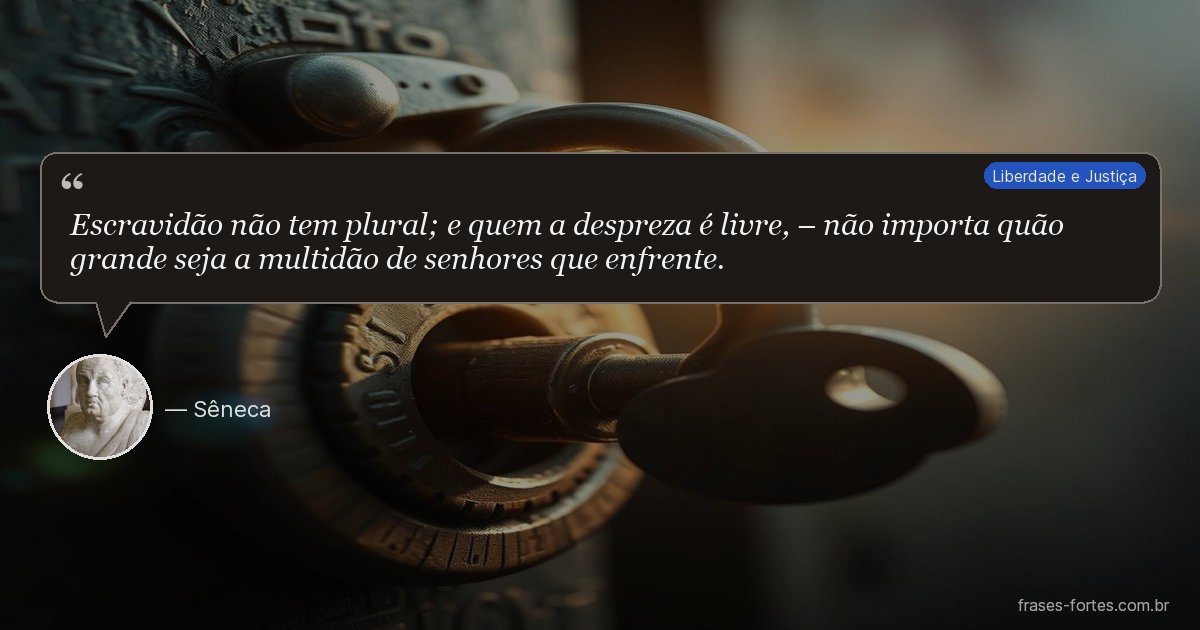 Frase de Sêneca