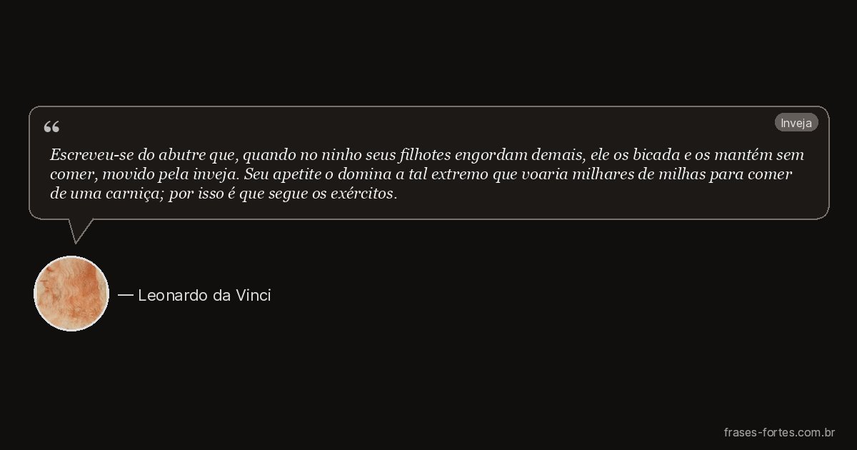 Frase de Leonardo da Vinci