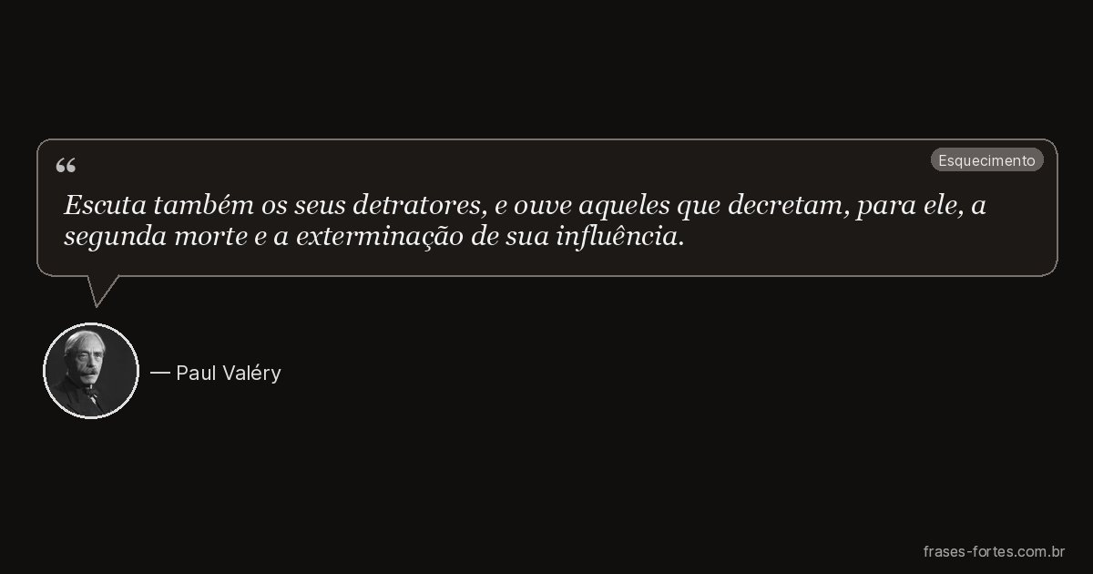 Frase de Paul Valéry
