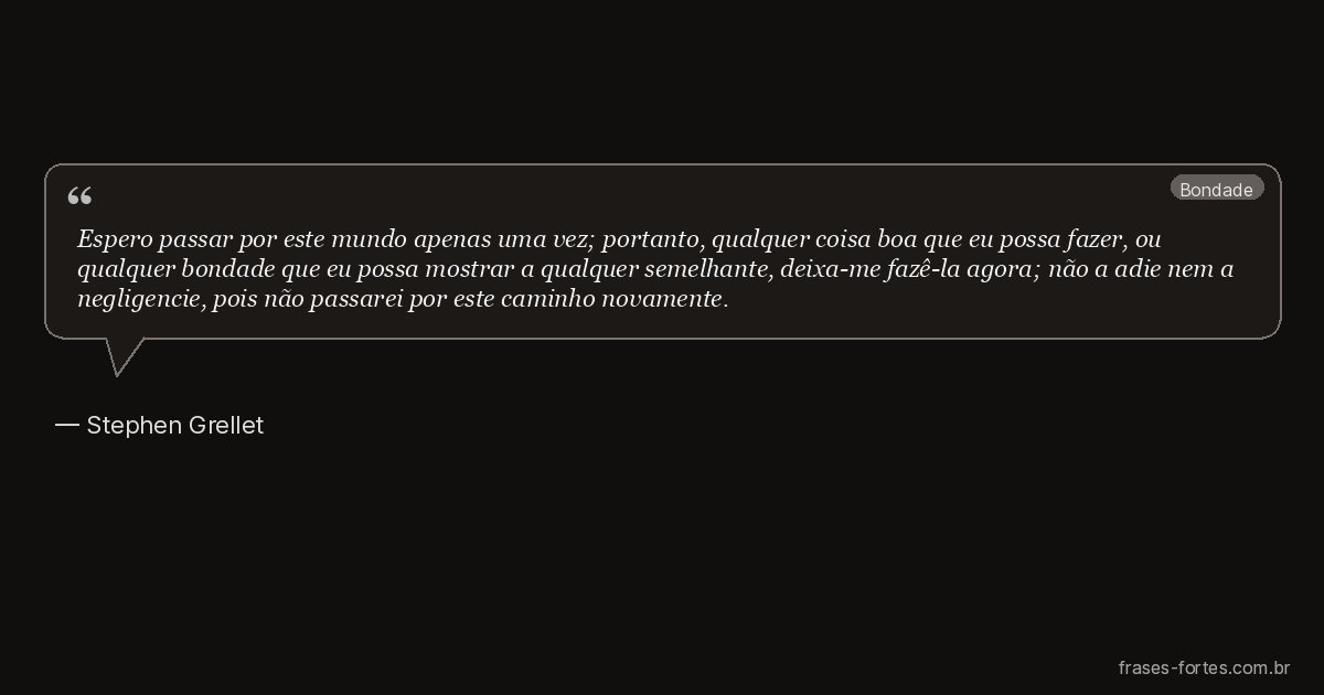 Frase de Stephen Grellet