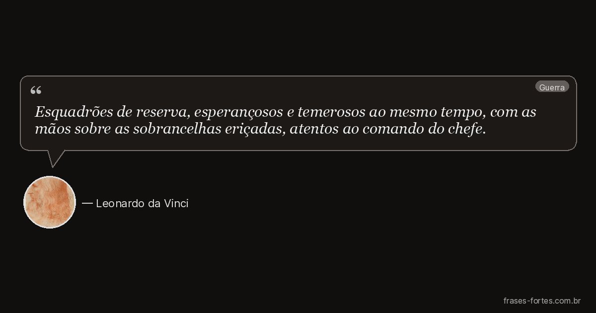 Frase de Leonardo da Vinci
