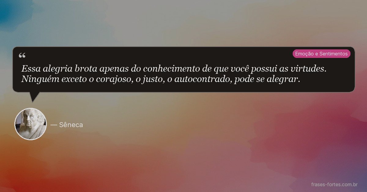 Frase de Sêneca