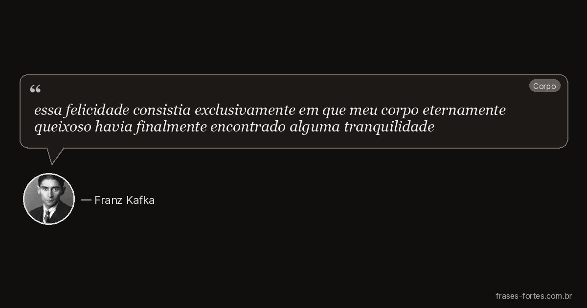 Frase de Franz Kafka