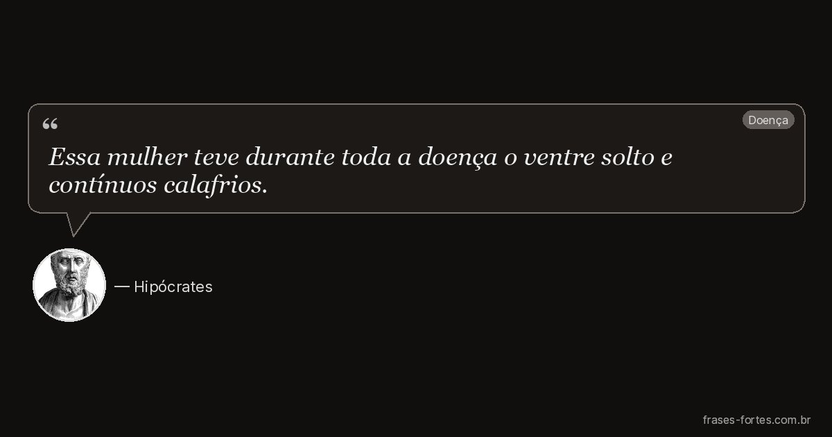 Frase de Hipócrates