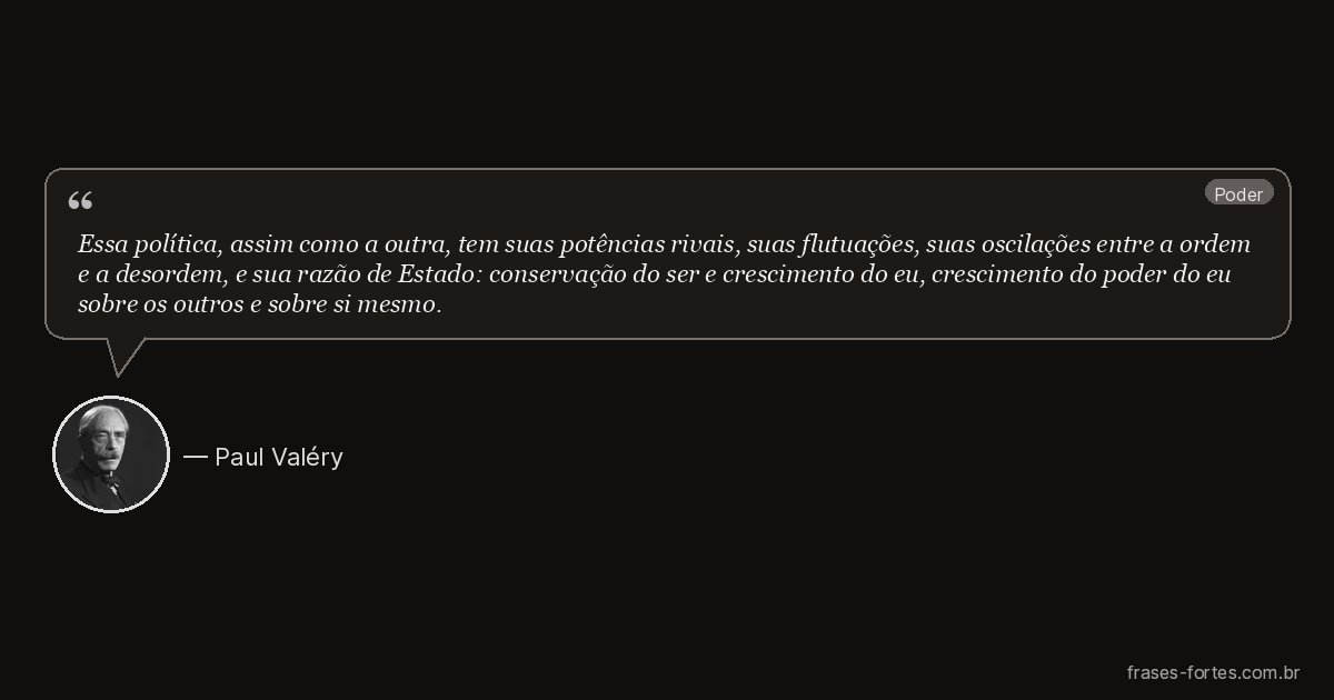 Frase de Paul Valéry