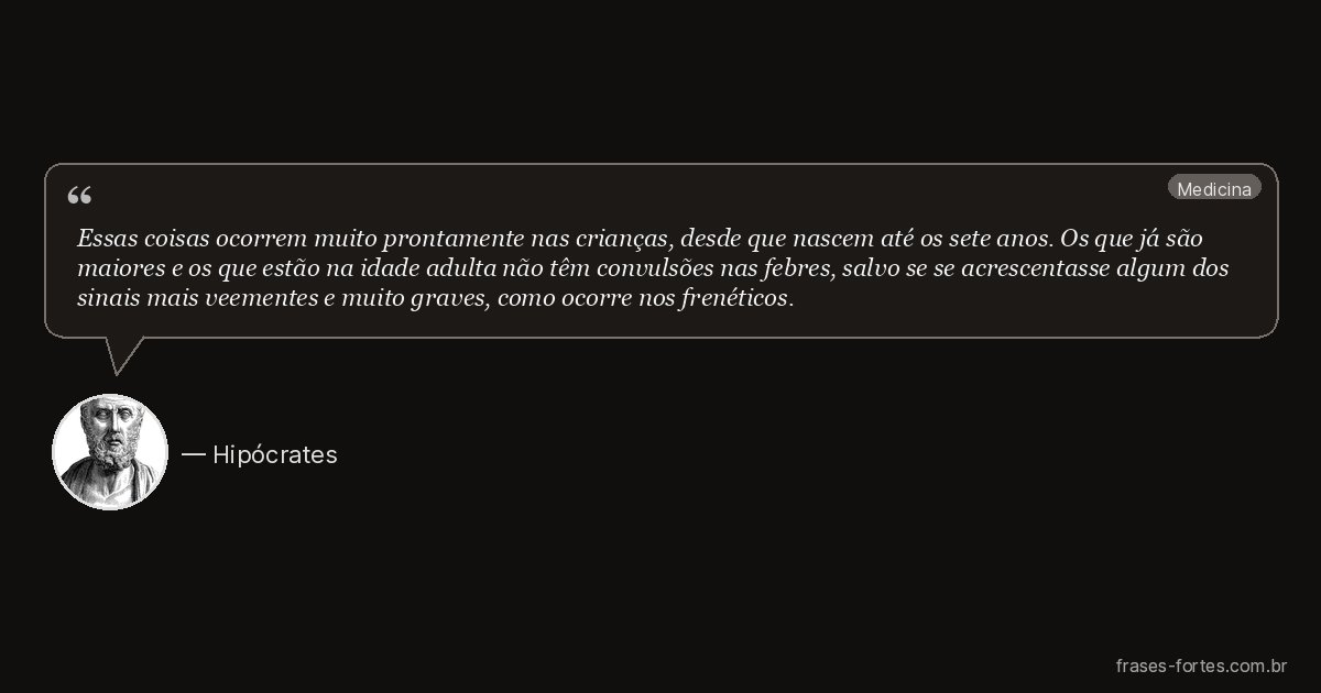 Frase de Hipócrates