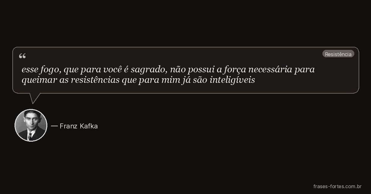 Frase de Franz Kafka