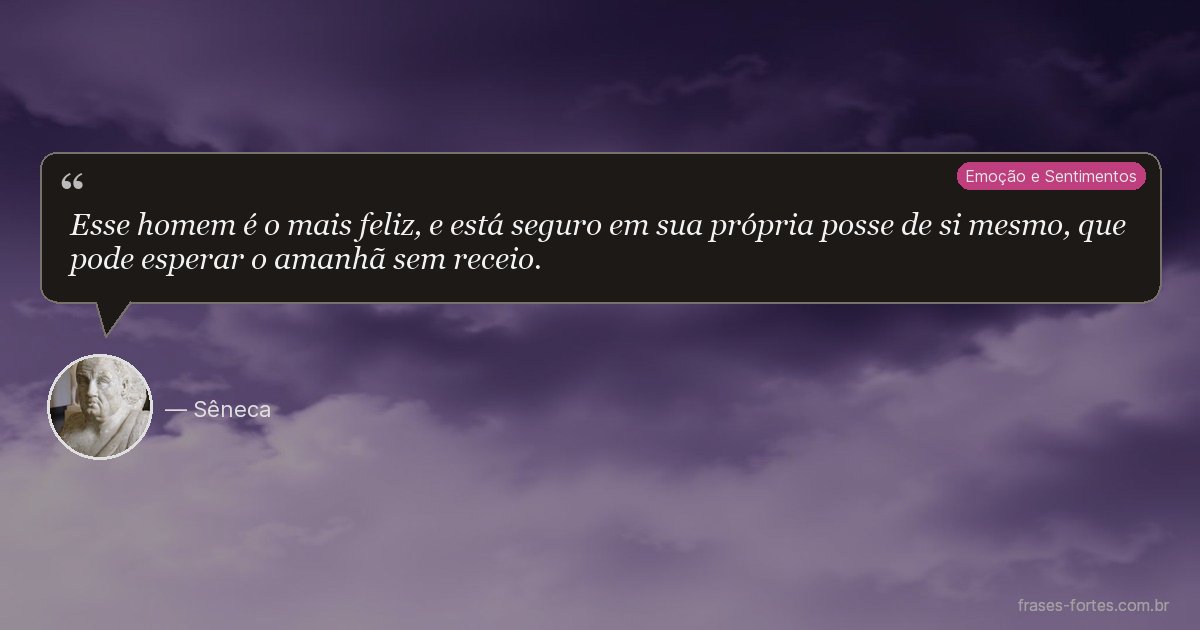Frase de Sêneca