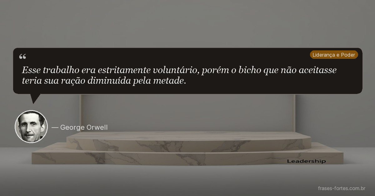 Frase de George Orwell