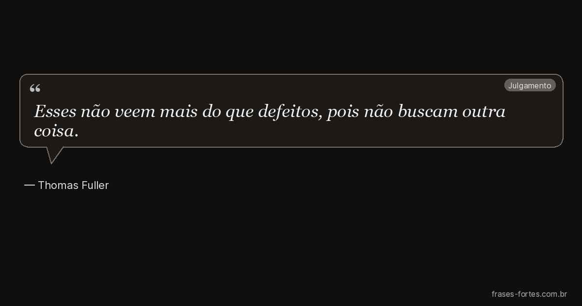 Frase de Thomas Fuller