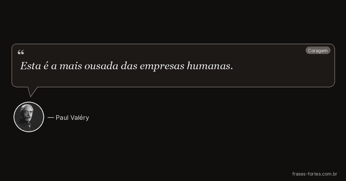 Frase de Paul Valéry