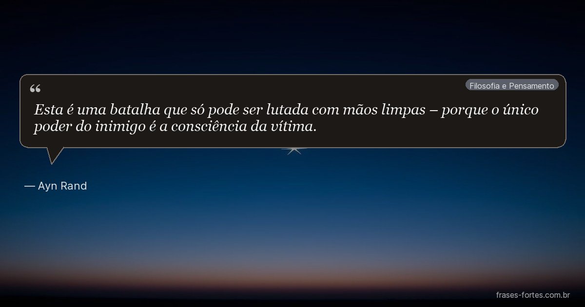 Frase de Ayn Rand