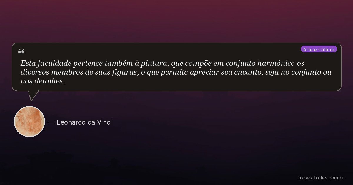 Frase de Leonardo da Vinci
