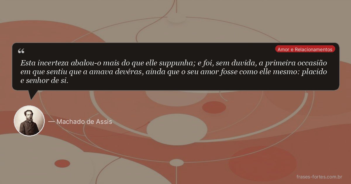 Frase de Machado de Assis