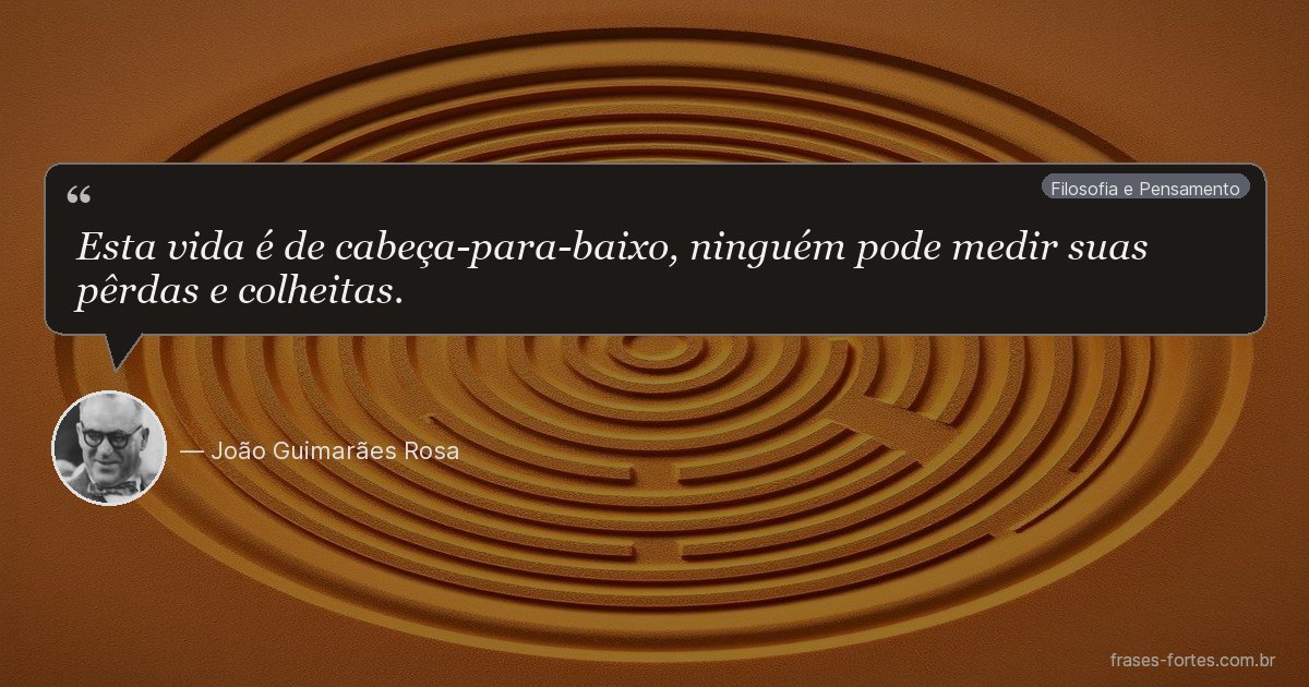 Frase de João Guimarães Rosa