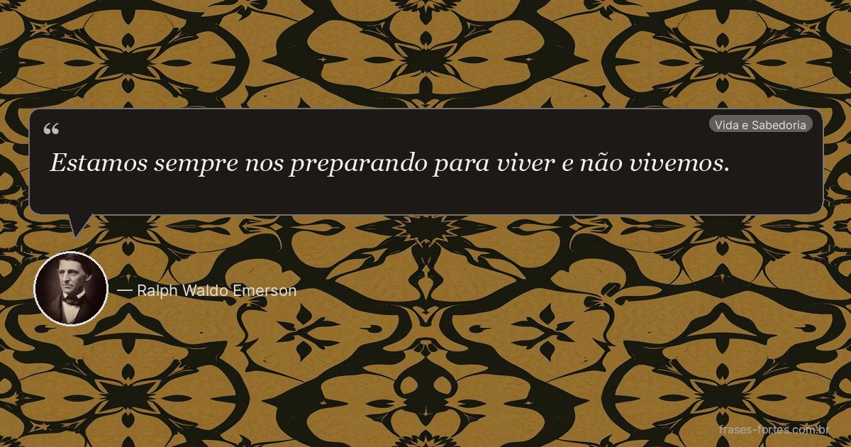 Frase de Ralph Waldo Emerson