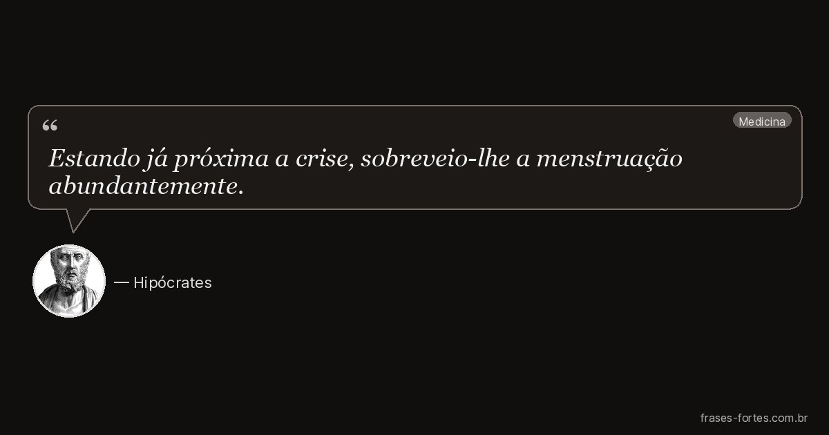 Frase de Hipócrates