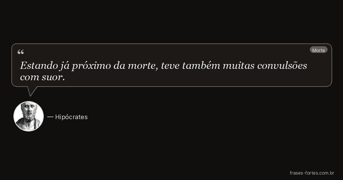 Frase de Hipócrates
