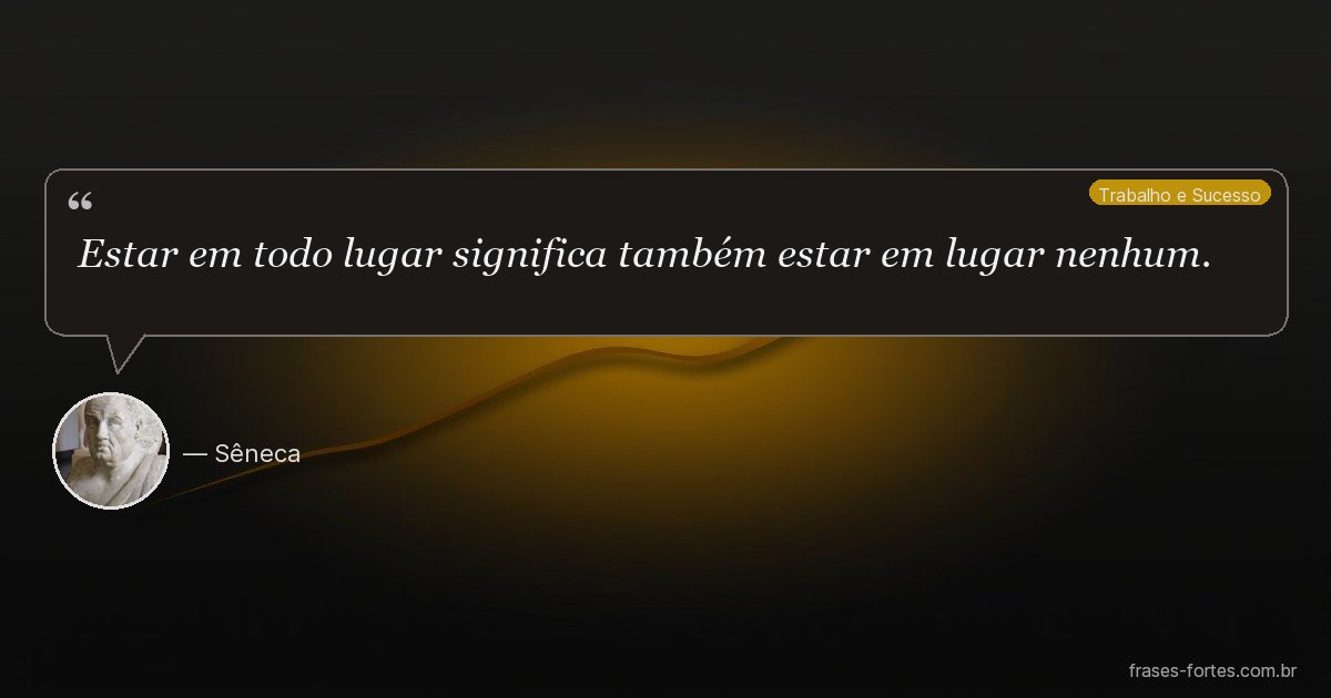 Frase de Sêneca