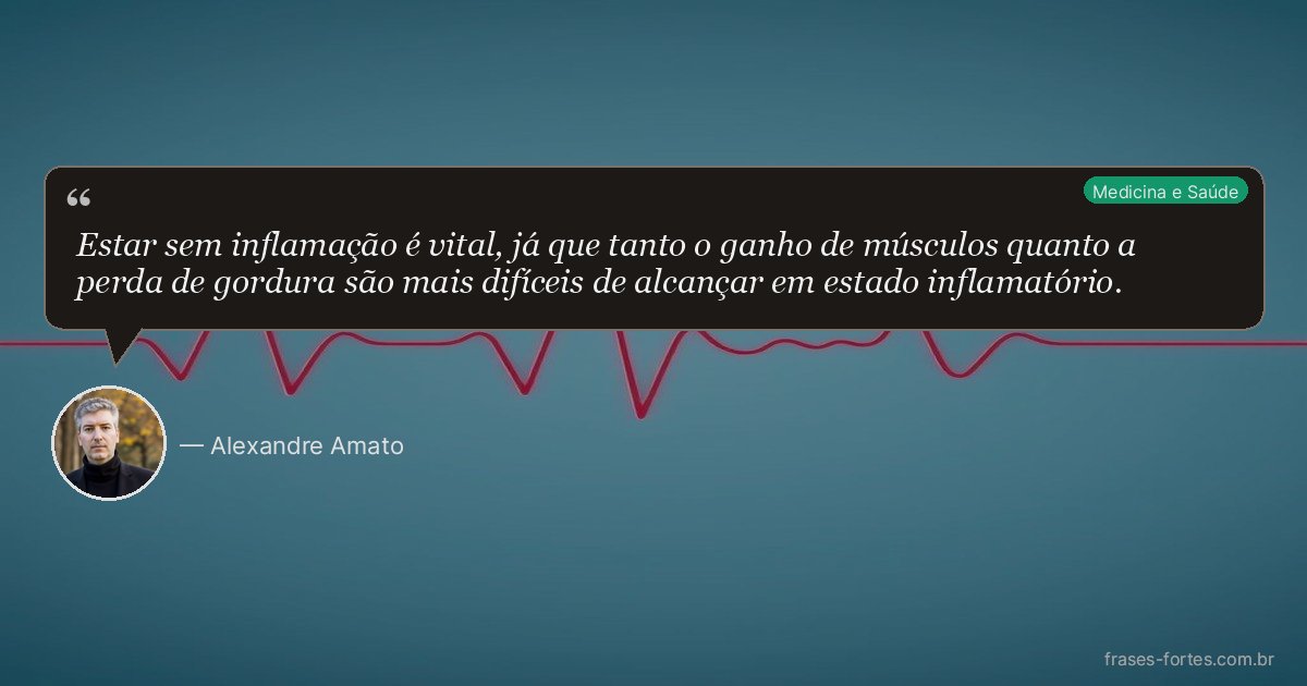 Frase de Alexandre Amato