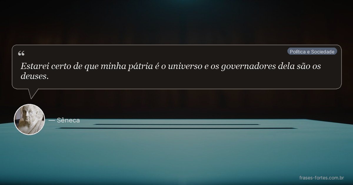 Frase de Sêneca