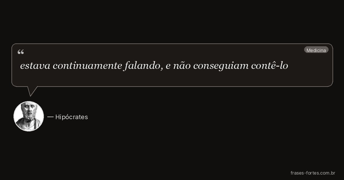 Frase de Hipócrates