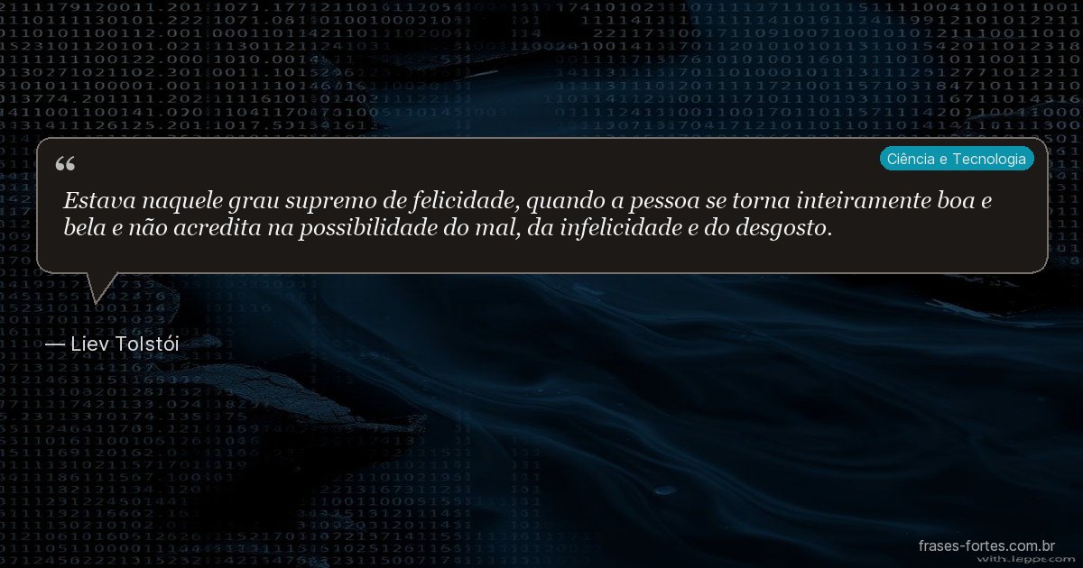 Frase de Liev Tolstói