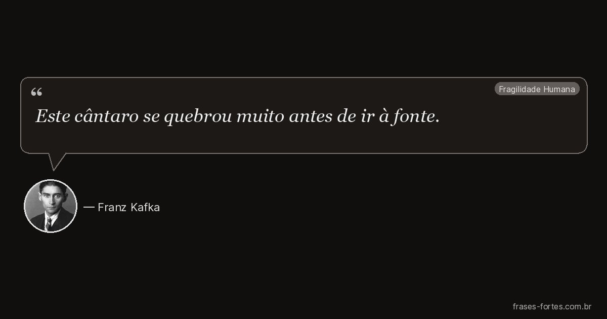 Frase de Franz Kafka