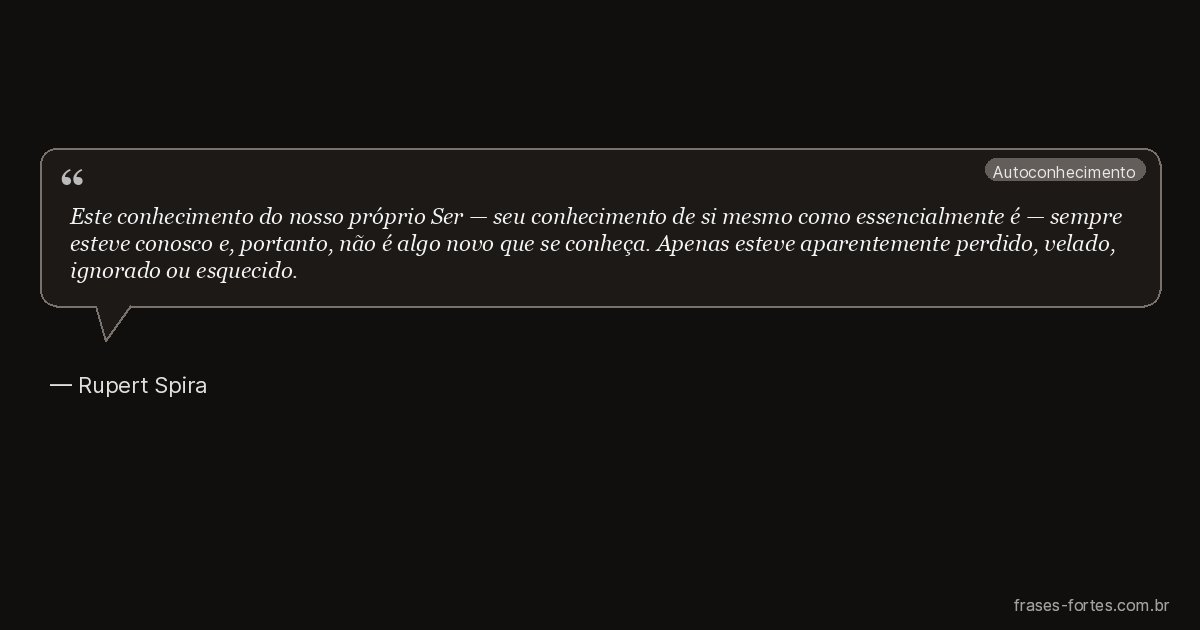 Frase de Rupert Spira