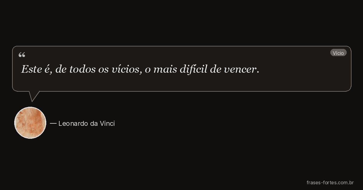 Frase de Leonardo da Vinci