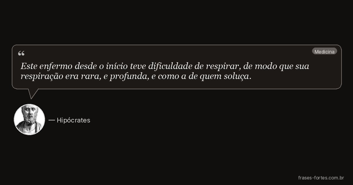 Frase de Hipócrates