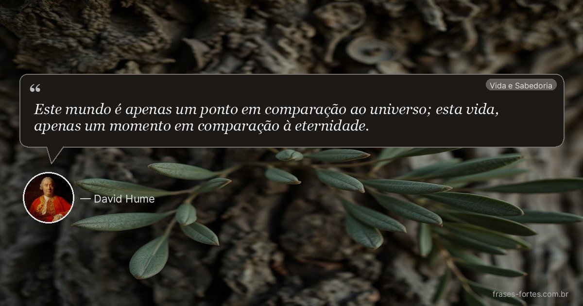 Frase de David Hume