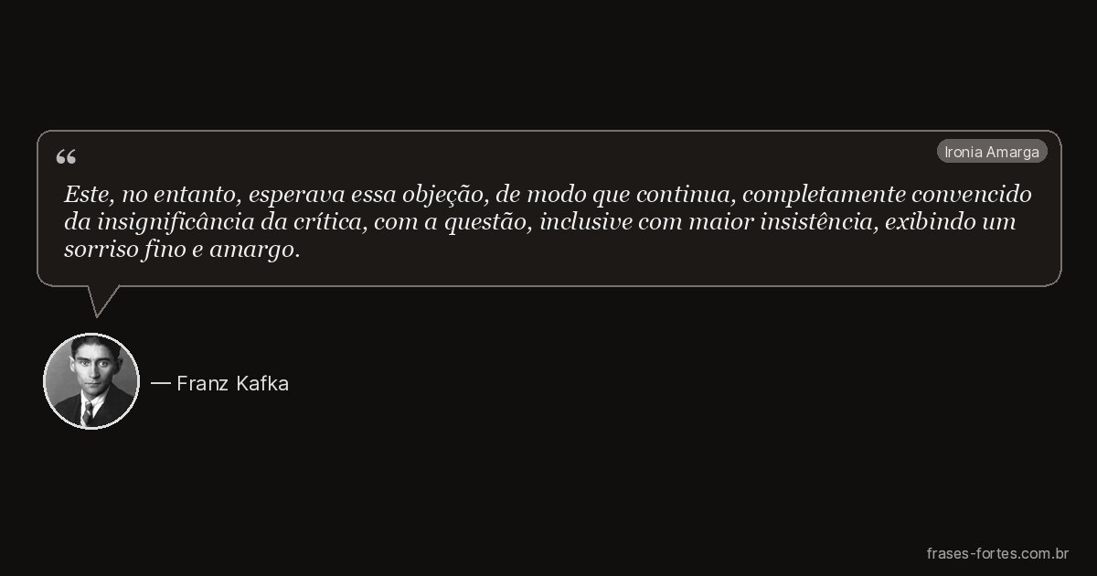 Frase de Franz Kafka