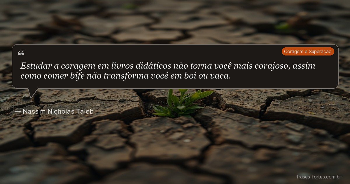 Frase de Nassim Nicholas Taleb