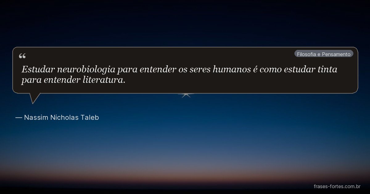 Frase de Nassim Nicholas Taleb